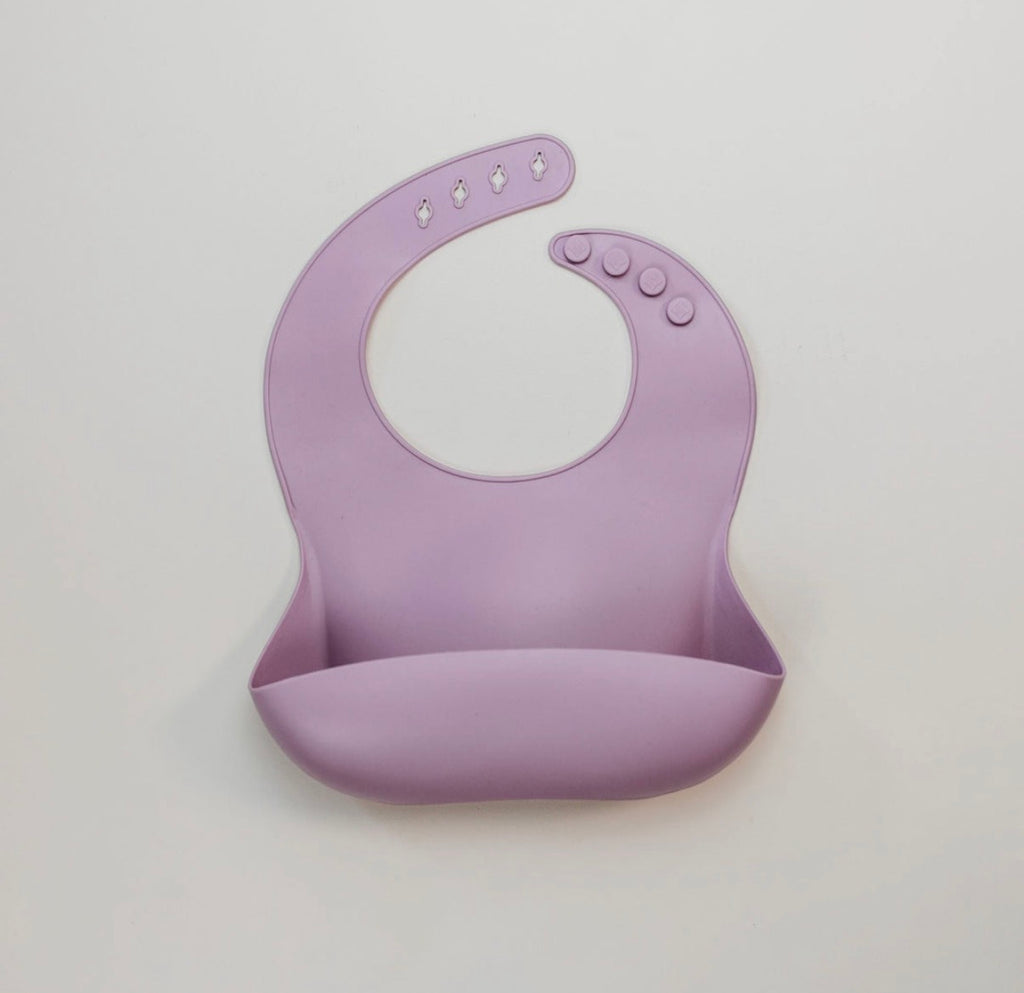 Silicone Bib - Lilac