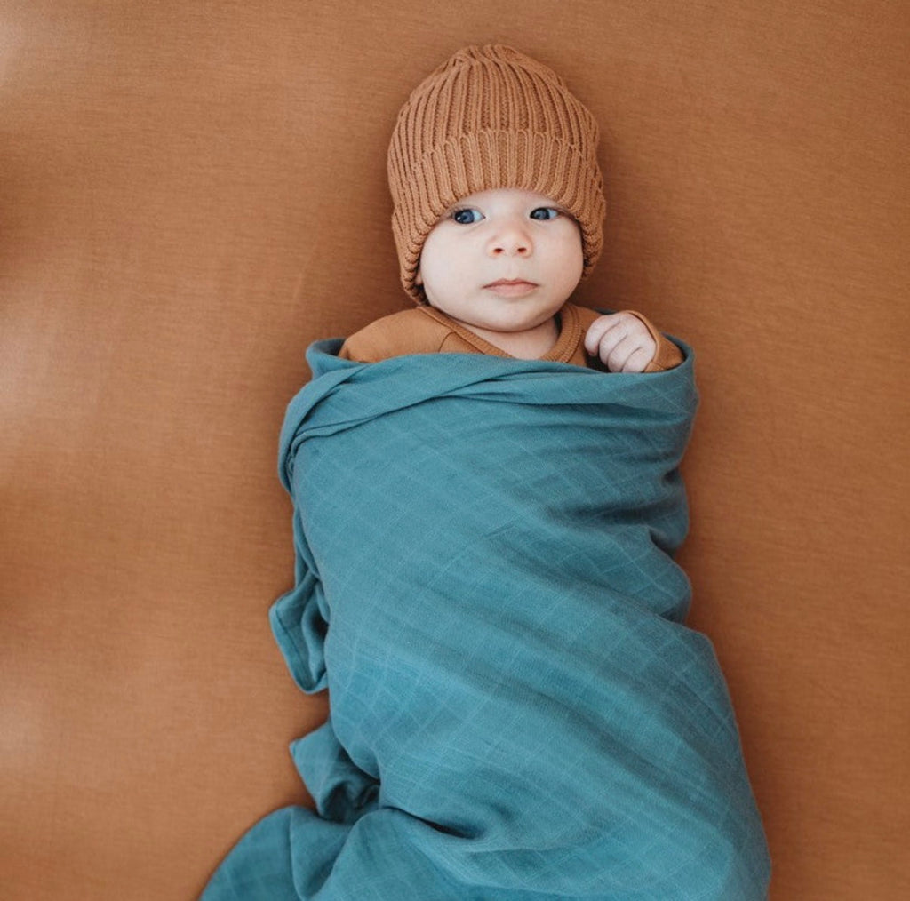 Organic Bamboo Muslin Baby Swaddle